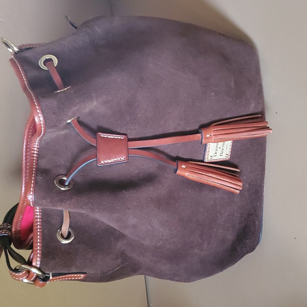 Dooney &Bourke  suede bucket bag